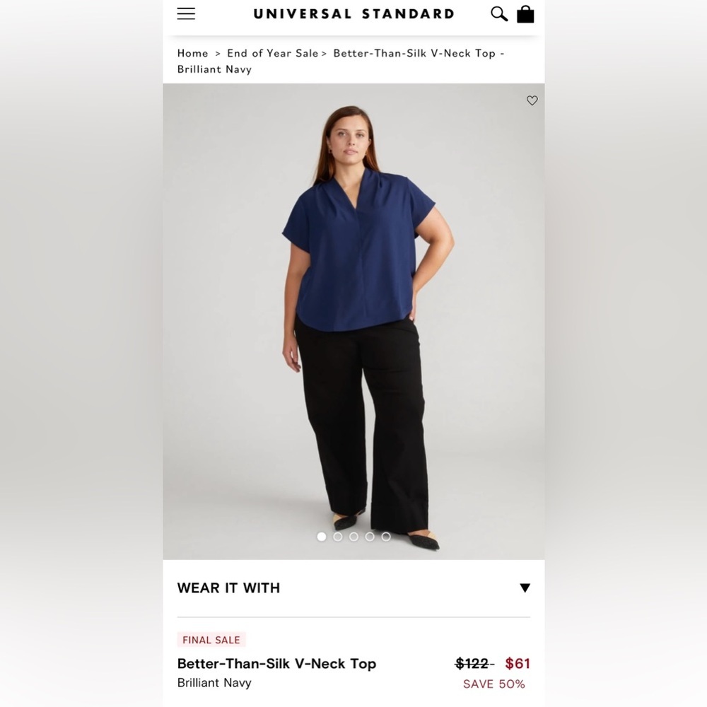 Universal Standard Blouse size XL - Picture 3 of 11